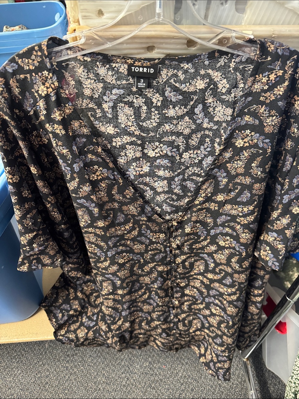 Torrid floral top 3X // 090210
